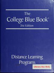 Cover of: The College blue book