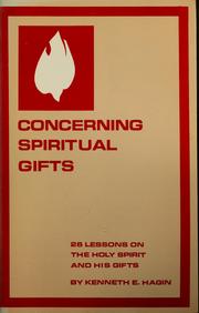 Cover of: Concerning spiritual gifts