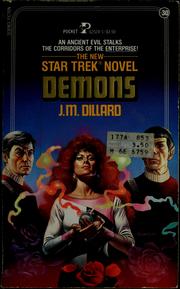 Cover of: Demons by J. M. Dillard