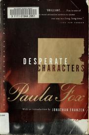 Cover of: Desperate characters by Paula Fox