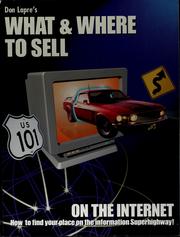Cover of: Don Lapre's what & where to sell on the Internet by Don Lapre