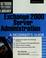Cover of: Exchange 2000 server administration