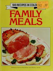Cover of: Family meals by Norma MacMillan