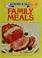 Cover of: Family meals