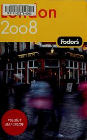Cover of: Fodor's 2008 London by Amy B. Wang