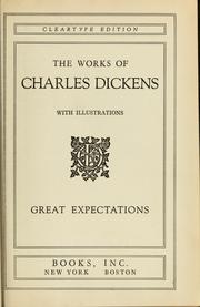 Cover of: Great expectations by Charles Dickens