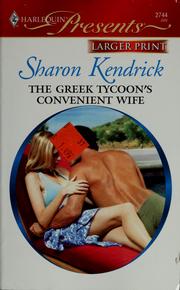 Cover of: The Greek tycoon's convenient wife by Sharon Kendrick