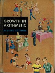 Cover of: Growth in arithmetic