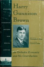 Harry Gunnison Brown by Christopher K. Ryan