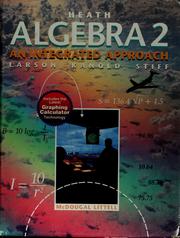 Cover of: Heath algebra 2: an integrated approach