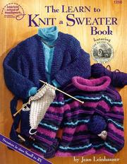 Cover of: The learn to knit a sweater book