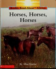 Cover of: Horses, horses, horses