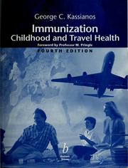 Cover of: Immunization by George C. Kassianos
