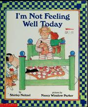 Cover of: I'm not feeling well today