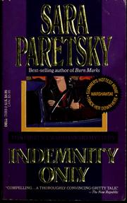 Cover of: Indemnity only: a novel