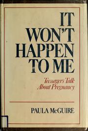 Cover of: It won't happen to me by Paula McGuire