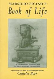 Cover of: Marsilio Ficino: The Book of Life (Dunquin Series)