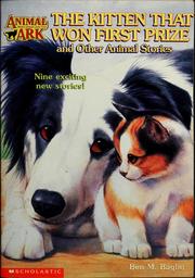 Cover of: The kitten that won first prize and other animal stories