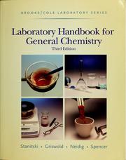 Cover of: Laboratory handbook for general chemistry by Conrad L. Stanitski