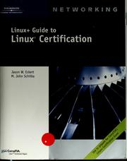 Cover of: Linux+ guide to Linux certification by Jason W. Eckert