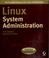 Cover of: Linux system administration