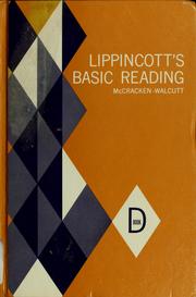 Cover of: Lippincott's basic reading by Glenn McCracken
