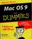 Cover of: Mac OS 9 for dummies