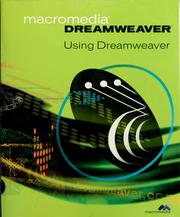 Cover of: Macromedia Dreamweaver: using Dreamweaver