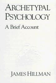 Cover of: Archetypal Psychology: A Brief Account