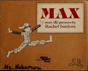 Cover of: Max by Rachel Isadora