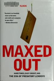 Cover of: Maxed out by James D. Scurlock