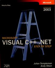 Cover of: Microsoft Visual C++ .NET step by step : version 2003