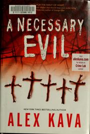 Cover of: A necessary evil by Alex Kava