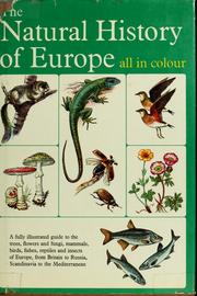 Cover of: The natural history of Europe by Harry Garms