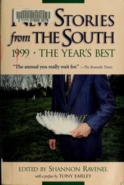 Cover of: New stories from the South: the year's best, 1999