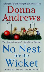 Cover of: No nest for the wicket by Donna Andrews