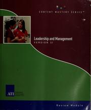 Cover of: Nursing leadership and management review module by Leslie Schaaf Treas