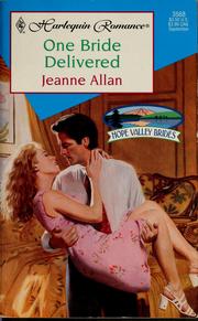 Cover of: One bride delivered by Jeanne Allan