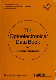 Cover of: The Optoelectronics data book for design engineers