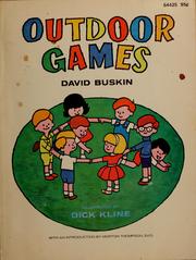 Cover of: Outdoor games
