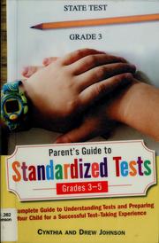 Cover of: Parent's guide to standardized tests for grades 3-5