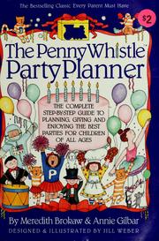 Cover of: The Penny Whistle party planner by Meredith Brokaw