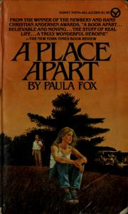 Cover of: A place apart