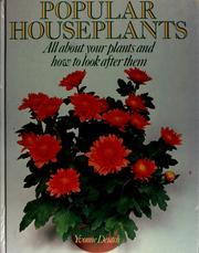 Cover of: Popular houseplants