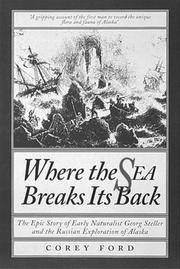 Cover of: Where the Sea Breaks Its Back by Corey Ford