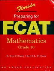 Cover of: Preparing for FCAT mathematics | Kay Williams