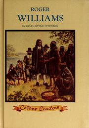 Cover of: Roger Williams