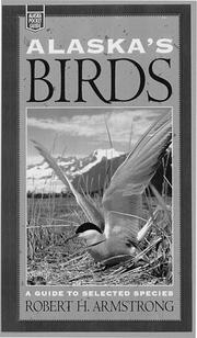 Cover of: Alaska's Birds by Robert H Armstrong