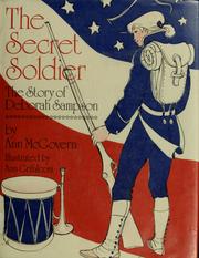 Cover of: The secret soldier by Ann McGovern