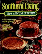 Cover of: Southern Living 1990 annual recipes by Southern Living